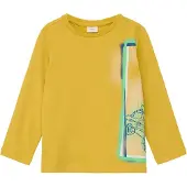 s.Oliver T-Shirt bleu / jaune / vert clair / blanc