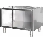 Maxima - Gastro Heavy Duty Armoire de travail - Double unité - 70 cm Profond - Ouvert