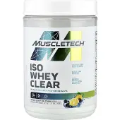 Muscletech , ISO Whey Clear, Isolat de Protéine Ultra-Pure, Blizzard de Baies Citron, 1,11 lb (503 g)