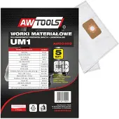 AWTOOLS sacs en microfibre set of 5 um1, gas35/vc3011l/vc3510l/vc3511l