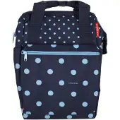 Klickfix sac ROOMY GT 25x40x17cm, bleu à pois, 12ltr,1000g, bleu foncé