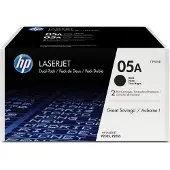 HP 05A 2-pack Black Original LaserJet Toner Cartridges Cartouche de toner 2 pièce(s) Noir