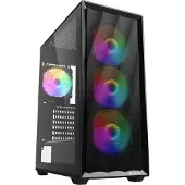 Sharkoon 4044951044108 Gehäuse VK4 Rainbow ATX 1xGlas schwarz