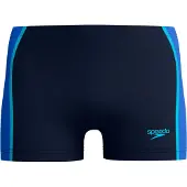 Speedo Solid Splice Swimming Boxer Bleu UK 32 Homme