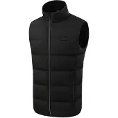INF Gilet chauffant avec 9 zones de chauffage Noir 4XL