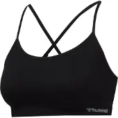 Hummel Soutien-gorge de sport 'Juno' gris clair / noir