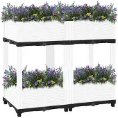 vidaXL Hochbeet 80x40x71 cm Polypropylen