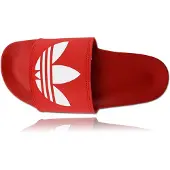 Adidas Mule 'Adilette Lite' rouge / blanc