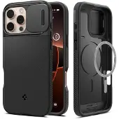 Spigen Optik Armor Mag case with MagSafe pour iPhone 16 Pro Max - noir