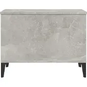 vidaXL Table basse gris béton 60x44,5x45 cm Bois composite