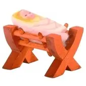 Ostheimer Crèche avec enfant II 2 pcs.