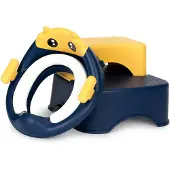 Ecotoys Rehausseur de toilettes avec marchepied pour enfants