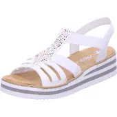 Rieker Sandales beige / blanc