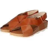Pikolinos pour femme. W9E-0912 Sandale Mahon W9E-0912 marron (41), Cuir, 3 à 5 cm, Velcro, Casuel