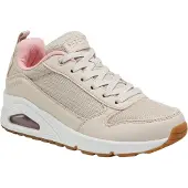 SKECHERS Uno - Inside Matters 155005-NAT, Baskets, Femme, Beige, Taille : 36