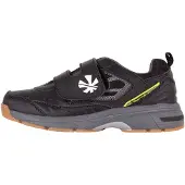Reece Chaussures de hockey en salle Reece Powerpitch pour enfants - Noir / Jaune fluo