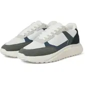 Jack & Jones Baskets Aspire PU Runner Homme Blanc/Gris