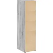 vidaXL Highboard Gris Sonoma 30x42,5x124 cm Matériau dérivé du bois