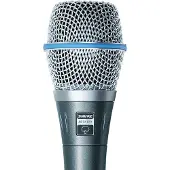 Shure Beta 87a Microphone Argenté