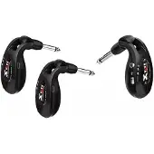 Xvive U2 Guitar Wireless System Bundle, Black avec 2x émetteur et 1x récepteur