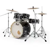 Pearl Export EXX705NNBR/C31 Jet Black 5d. batterie avec matériel et jeu de cymbales (fusion)