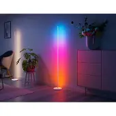 Nanoleaf Lampe sur pied intelligente multicolore Matter, blanche