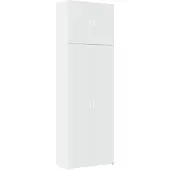 vidaXL Highboard blanc 80x42,5x249 cm Bois composite