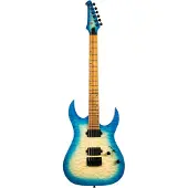 Spira Guitars S-500 QAB Trans Aqua Blue guitare électrique