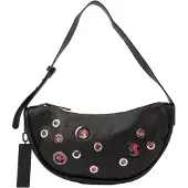Desigual Sac bandoulière 'Bols_Titanica Kuwait' jaune / canneberge / noir / argent