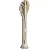 Koziol Set de couverts 3 pcs. Klikk Pocket, Couverts à emporter, plastique, Nature Desert Sand, 4036700