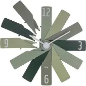 TFA-Dostmann TFA Clock in the box vert Horloge murale