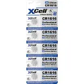 Xcell Knopfzelle CR1616 (für viele verschiedene Kleingeräte, lange Lebensdauer)