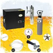 Ich-zapfe Tireuse Bière AS-40 Sous-Comptoir 2 Voies Kit Refroidisseur Immersion
