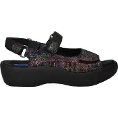Wolky Jewel Giza Sandalen Plat - Zwart - Maat 41
