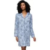 Triumph Chemise de nuit bleu marine / bleu clair