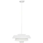 Elstead Lighting Lampe suspendue Brisbin blanc mat 1xE27 60W Feiss