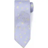 Suitable Cravate Fleurs Bleu Beige