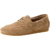 Tamaris Chaussure basse 'Mokassin aus Leder' taupe