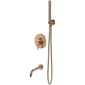Omnires Y SYSYW01CPB, ensemble de baignoire à encastrer, finition cuivre brossé