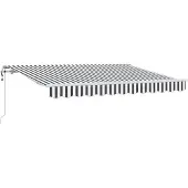 vidaXL Store rétractable Anthracite 350 x 200 cm Tissu