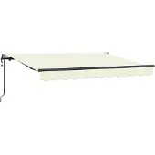 vidaXL Store rétractable Crème 250 x 200 cm Tissu