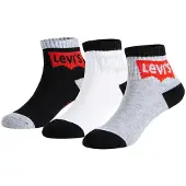 Levi's Kids Chaussettes gris chiné / rouge / noir / blanc