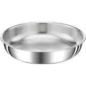 Tefal Poêle acier inoxydable 24cm - - L9720402 - ingenio préférence