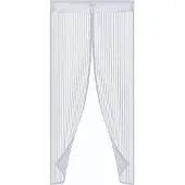 INF Moustiquaire Pour Porte Avec Fermeture Aimantée Blanc