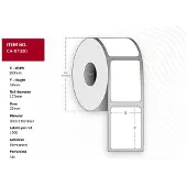 Capture CA-87000 étiquette à imprimer Blanc