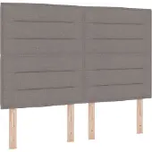vidaXL , tête de lit, couleur taupe, revêtement en tissu