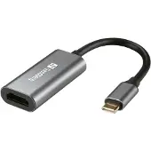 Sandberg USB-C vers (HDMI), Adaptateur vidéo, Blanc