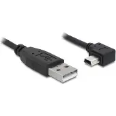 DeLOCK - Câble USB - USB (M) pour mini USB type B (M) - 2 m - connecteur à angle droit