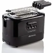 Ariete Grille-pain 2 tranches avec pinces 0159 Noir Puissance 700 W