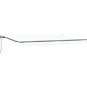 vidaXL Store à rallonge blanc 500 x 350 cm en tissu et aluminium
